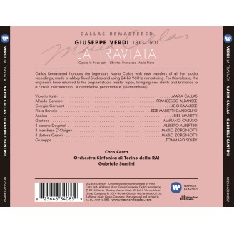 VERDI - Santini - La traviata, opéra en trois actes..